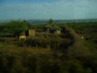 One of the small villages we passed on our way.