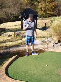 We were never that good at mini-golf.