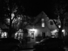A night view of some of the older buildings in Stellenbosch.